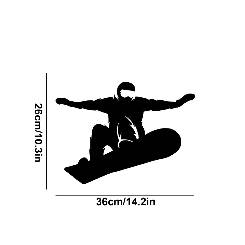 Decorazione Murale in Metallo Snowboarder - Arte Metallica Sci. Decorazione da Parete Sportiva. Arte del Ferro. Decorazione Murale. Ornamento Murale Sportivo. Opera d'arte in ferro.