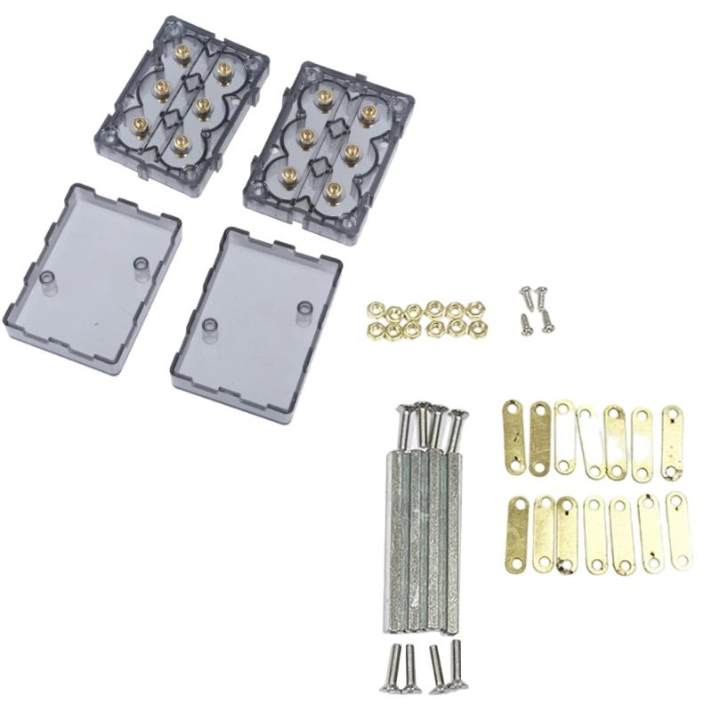 

18650 Battery Holder Case Kit, PC+ABS Energy Storage Box, Supports Multiple Configurations, Easy Assembly 1