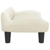 Kids  Sofa Cream 70 x 40 x 24 cm Velvet