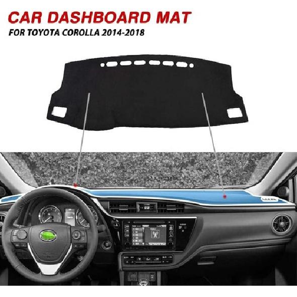 Anti-Glare For 2014-2018 Toyota Corolla Car Dashboard Cover Pad Dash Mat Black