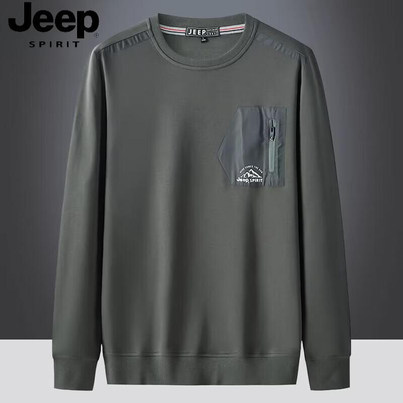 JEEP SPIRIT Men s Casual Long-Sleeve Top M