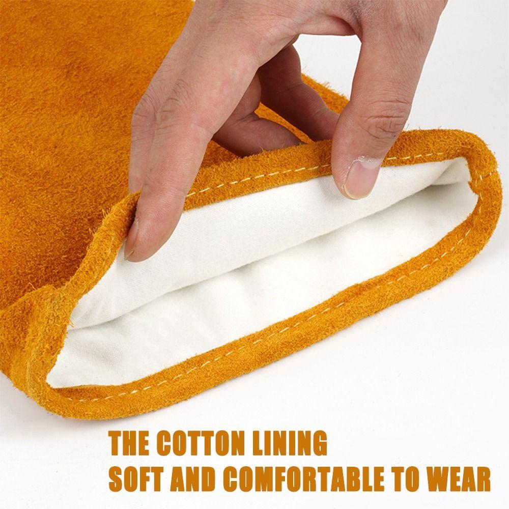Lengthen 60cm Work Safety Gloves Comfortable Leather Working Gloves Farms