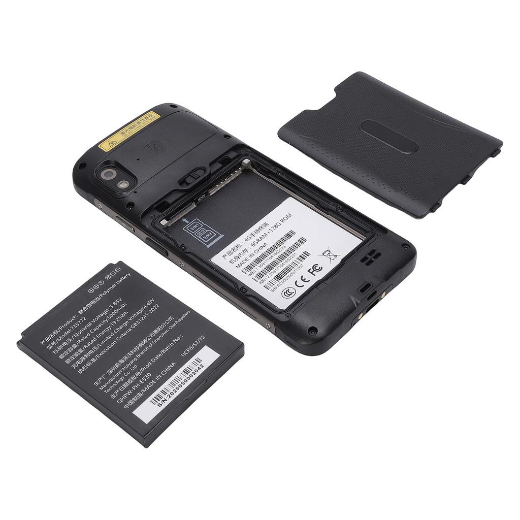 Handheld PDA for Android 12 PDA Terminal 1D 2D QR Barcode Scanner Support 2 3 4G Dual Band WiFi Bluetooth with NFC