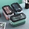 1 pezzo Scatola Pranzo Termica, Bento Box per Studenti, Contenitore Pranzo Portatile Sigillato a Comparti per Microonde, Ritorno a Scuola