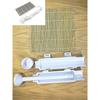 Sushi Roller Bazooka Kit + Carbonized Bamboo Mat Diy Rice Roller Machine Japanes