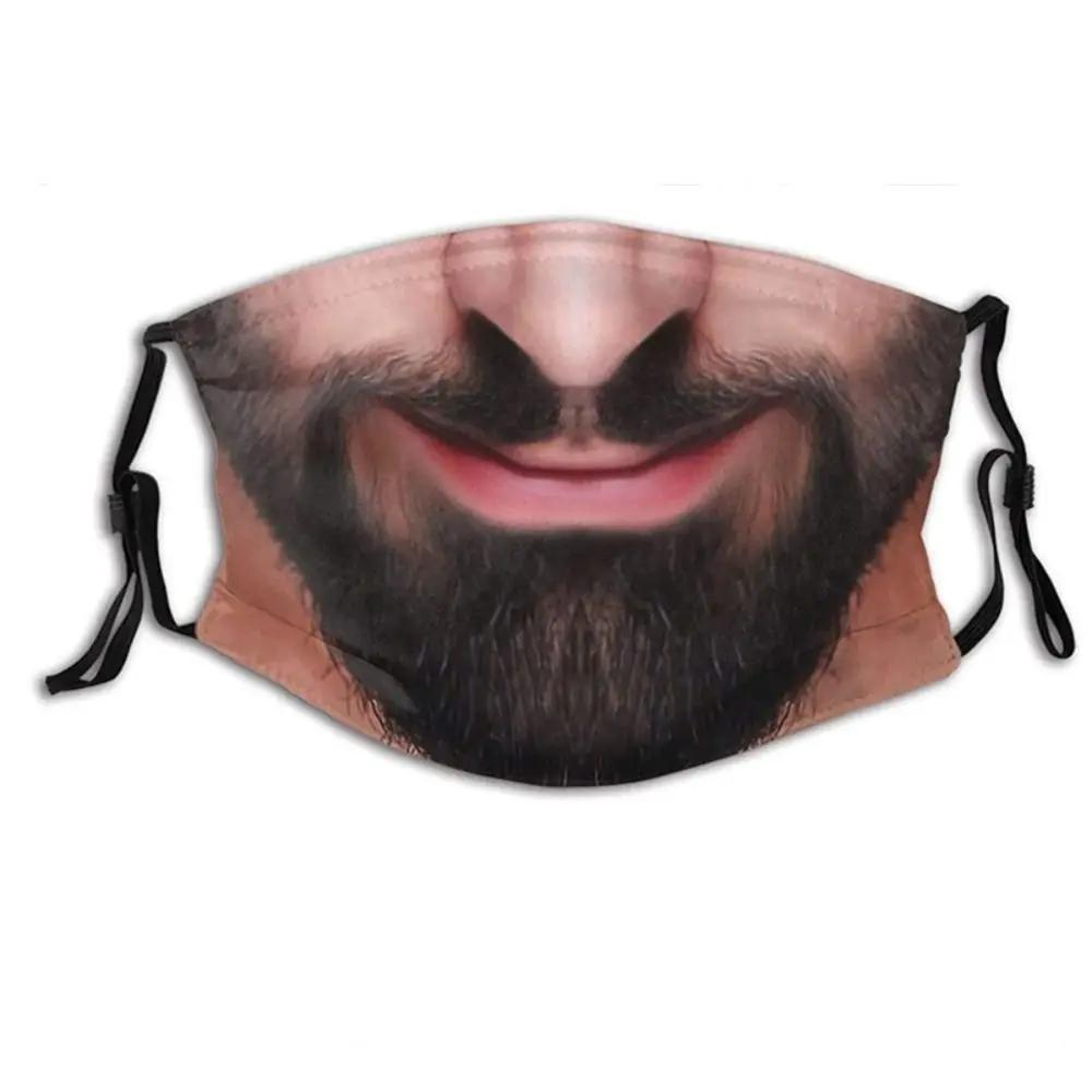 3D Three-dimensional Mask Personality Creative Social Funny Imitation Facial Expression Dance Cotton Printed Mask