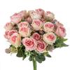 Artificial Flowers Silk Rose Bouquet Festival Garden Home Table Vase Wedding Bridal Bouquet Arch Decoration Diy Gift Accessories