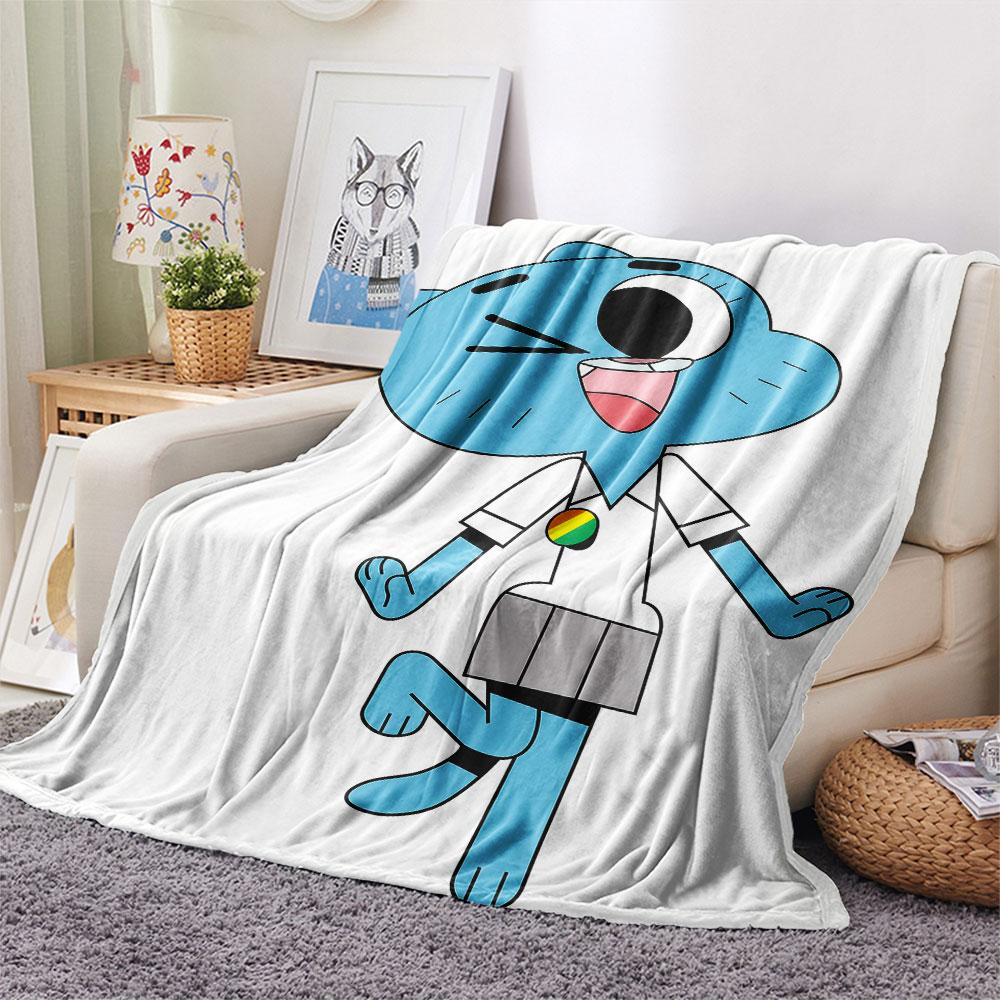 Nicole Watterson Printed Flannel Blanket, Soft Throw for Bedroom Sofa, Washable, Fan Merchandise, Great Gift.