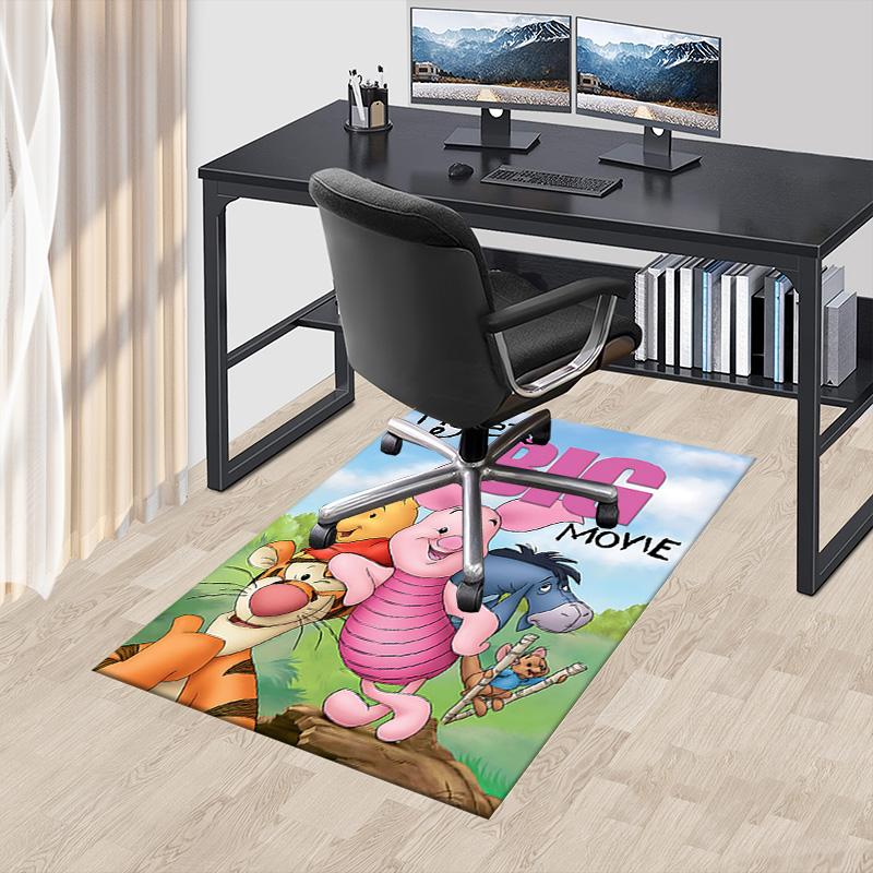 1pc Piglets Big Movie Adventure Carpet for Playroom Bedroom Living Room Sofa Home Decor,kids Game Area Rug Non-slip Floor Mat Y72919