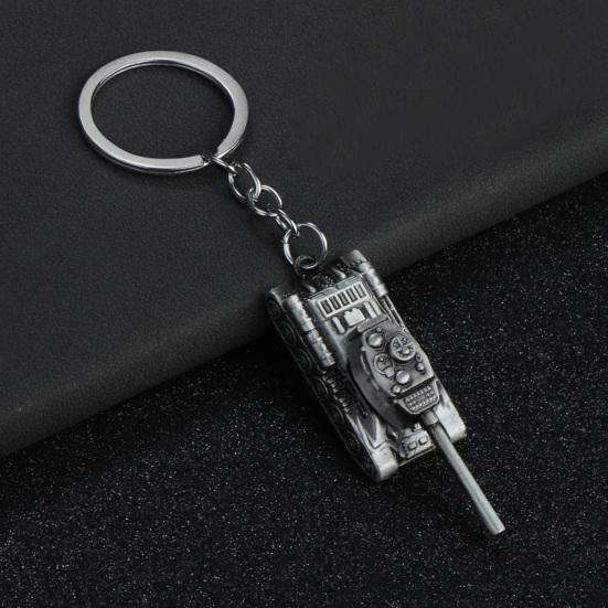 Tank Keychain Pendant Metal Military Tank Keychain Lightweight Retro Bag Charm Accessories for Men And Women Tank Lovers