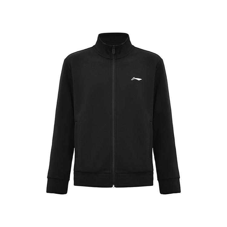

Li Ning Table Tennis Series Универсальная базовая повседневная удобная ветрозащитная толстовка с воротником-стойкой Унисекс толстовка черного цвета AWDUA23-1 5XL