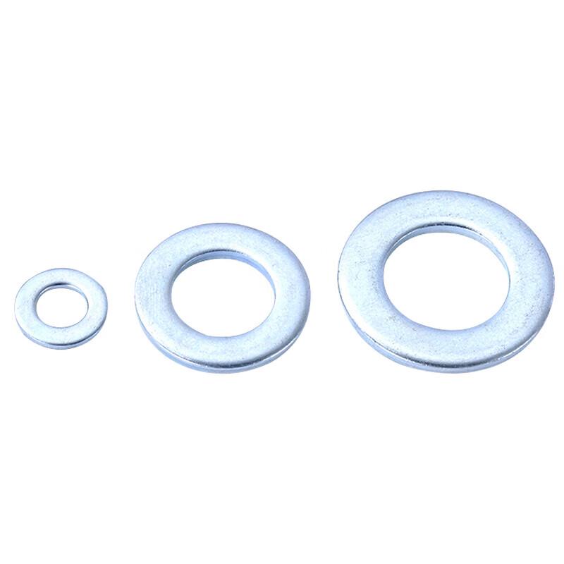 GB97.1 A-Grade Blue-White Zinc Carbon Steel Flat Washer