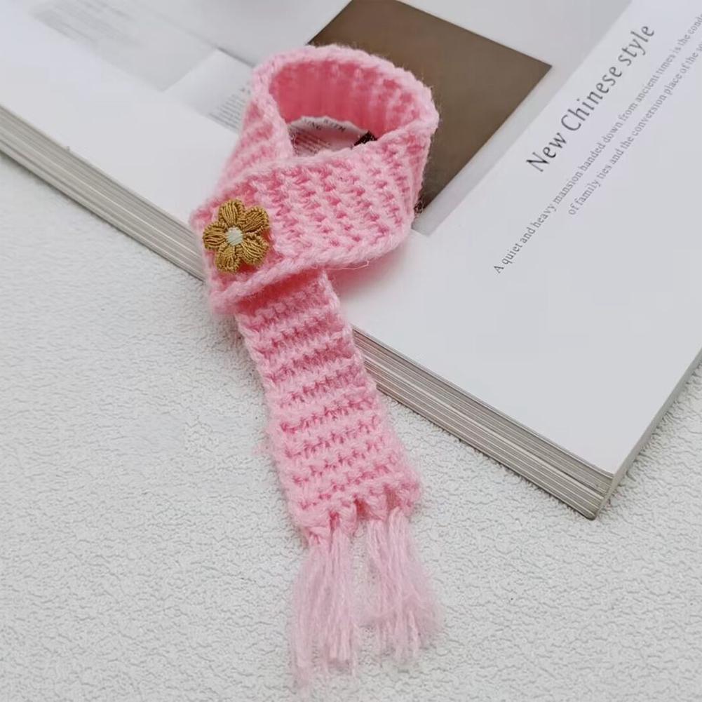 Dollhouse Miniature Knitting Scarf Ornament DIY Dolls Clothing Accessories Dress Up for Birthday Gift