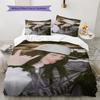 Billie Eilish Pattern Bedding,Quilt Set Quilt Cover Pillowcase Home Birthday Gift (1 * Duvet Cover + 2 * Pillowcase, Without Core)