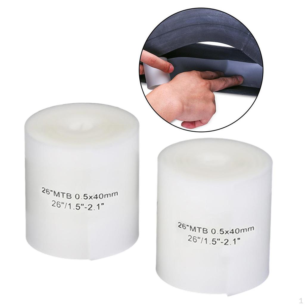 2 Pcs Bicycle Tire Liner, for Mountain Bike BMX Liner Inner Tube Anti Puncture