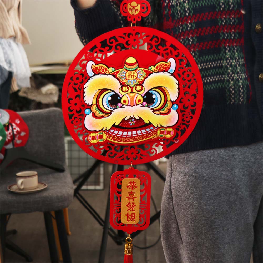 Blessing Words Spring Festival Wall Hanging Traditional Door Sign New Year Pendant  Home