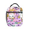Digimon Lunch Bag Cute Lunch Box School Portable Insulated Thermal Lunch Bags For Unisex Oxford Print Cooler Bag
