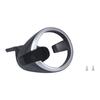 ABS Center Console Drink Cup Insert for E81 E82 E87 E88 E90 E91 E92 E93 and X1 E84, 51160443082 51169144632 Black Silver Interior Cabin Part