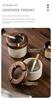 BRWindproof Ceramics Ashtray Living Room with Lid Anti Fly Ash Ceramic Cigar Ashtray Decoration Chinese Home Decoration Art GiftEY