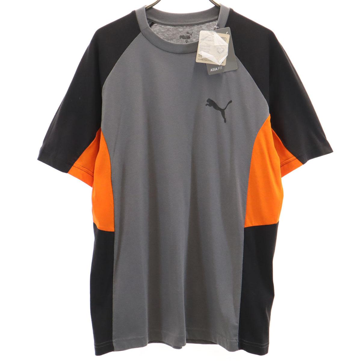 

unused PUMA Short sleeve T-shirt M gray raglan Men s Used