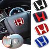AAALJ1 1pcs H Logo for Car Emblem Steering Wheel Center Badge Civic Fit Jazz Accord Pilot CRV Odyssey City CRX HRV Accessories