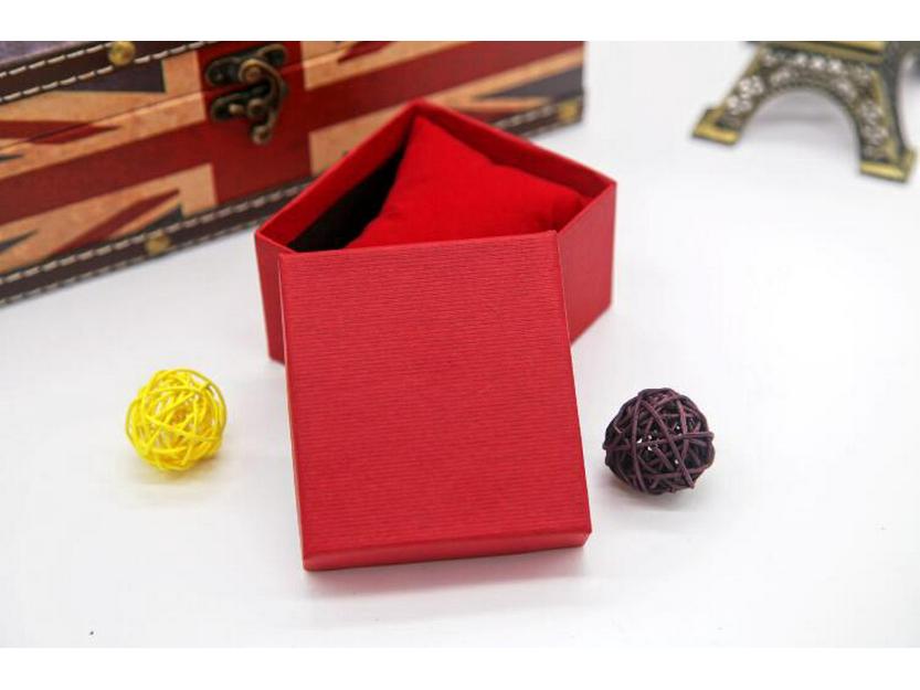 Black Paper Gift Watch Box with Lid and Base