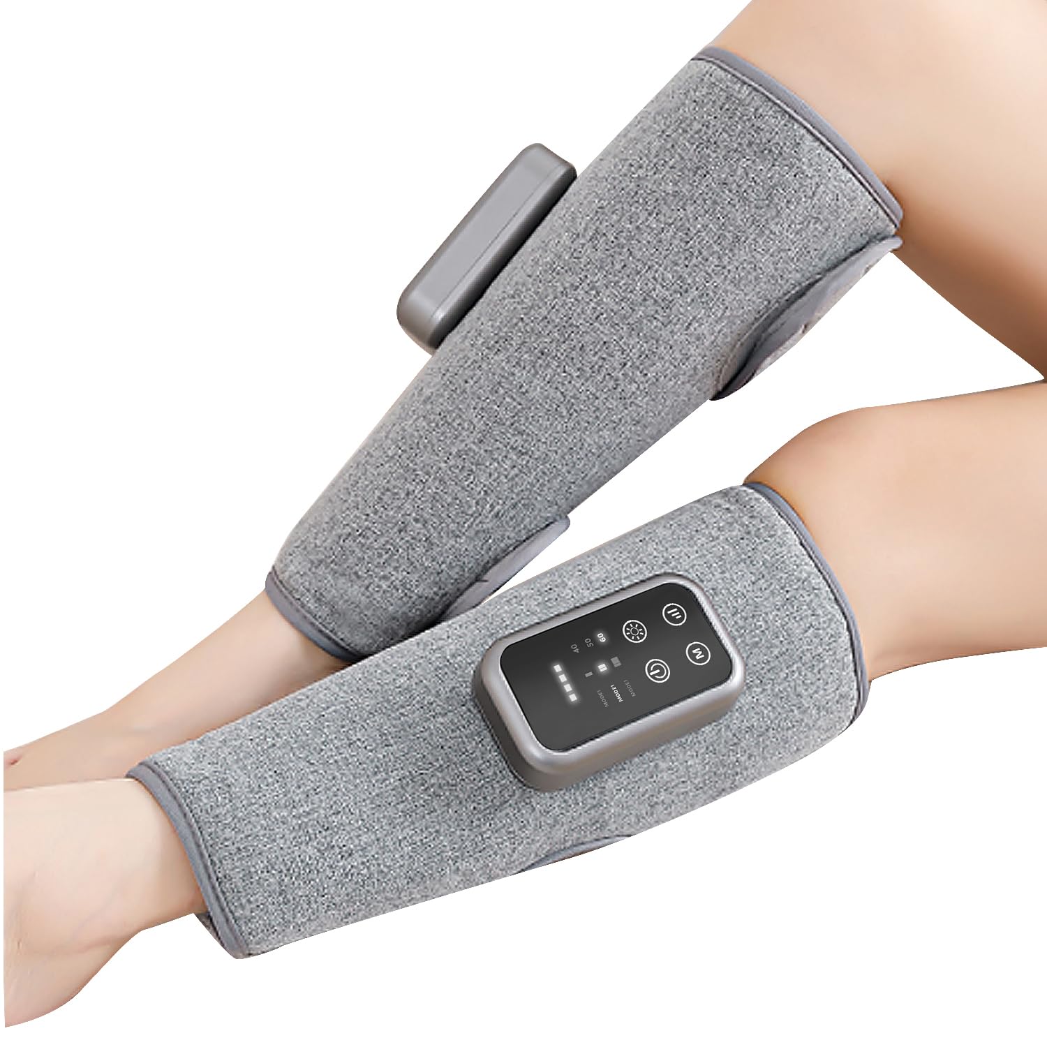 

Calf Relaxer Calf Leg USB 3 3 Intensity 3 Temperature Easy to Put On and Take Unisex [1 Pack] High-Pressure Care, AI-Detection, Airbag, 360° серый