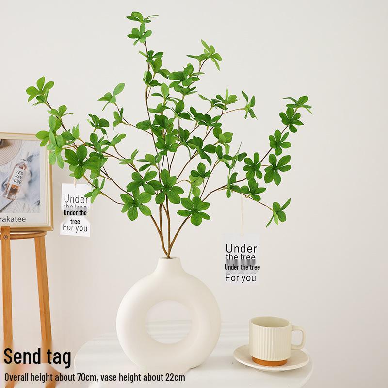 Nordic Green Japanese Bellflower & Andromeda Faux Branch for Home Decor