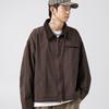 Spring and Autumn New Men's Retro Old Loose Stitching Laps Jacket