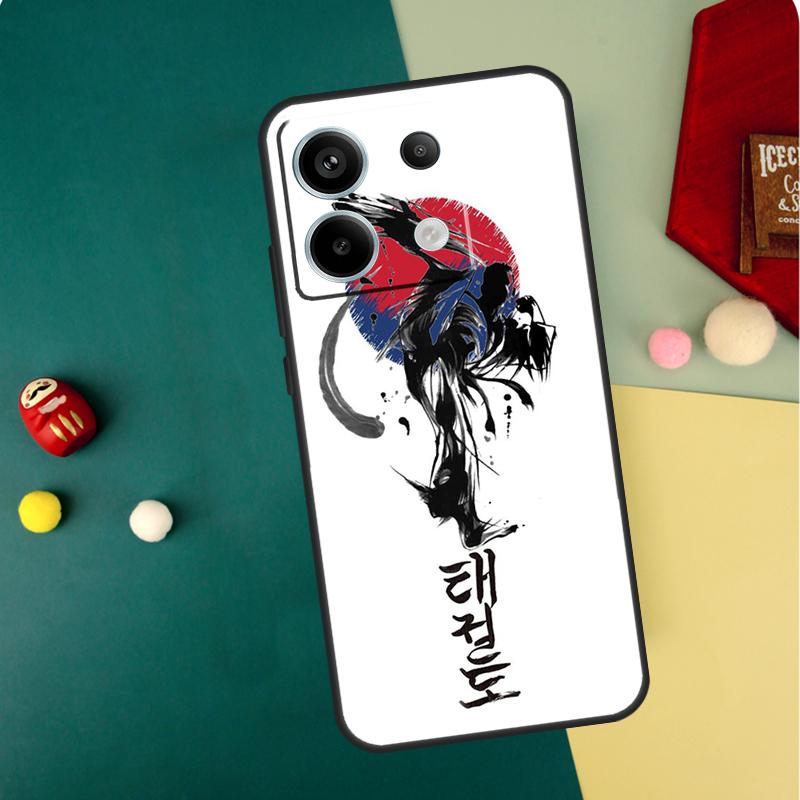 Kungfu Taekwondo Case For Xiaomi Redmi Note 14 13 12 11 10 9 15 Pro Plus Redmi 15 14C 13C 10C 12C 15C Funda