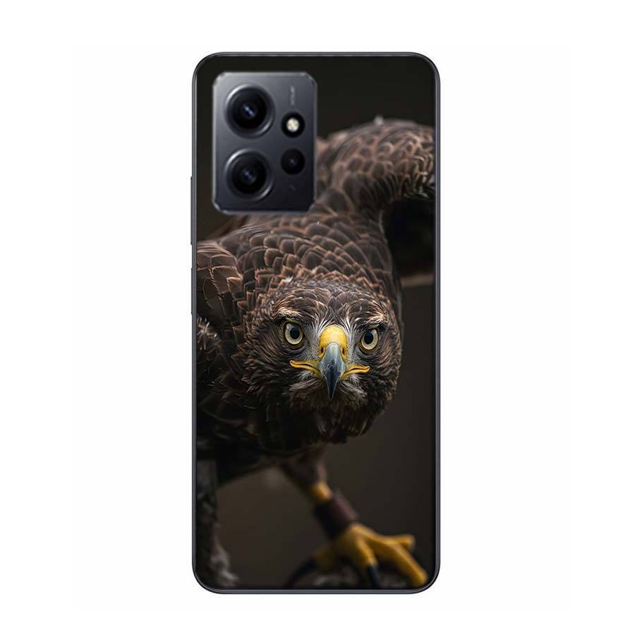 Majestic Eagle Gaze Phone Case For Redmi 12 13C 12C 15C 9 10 10C Note 13 Pro Plus 14 15 Pro 9T 9C 9A TPU Soft Cover Clear Cell C