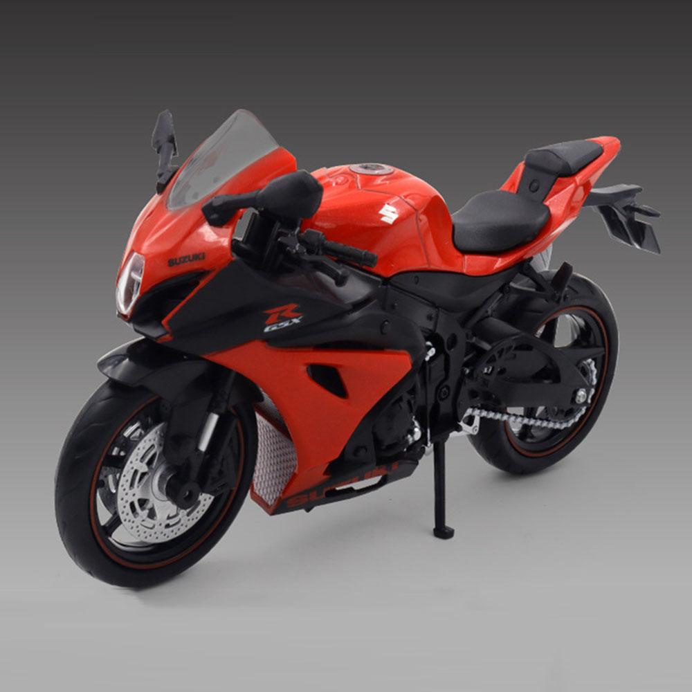 1:12 Aprilia Rsv4 Suzuki Gsx R1000r Alloy Motorcycle Model Diecast Car Toy Front Wheel Steering Miniature Cars Collect Ornaments