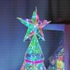 LED Christmas Tree Table Lamp Iridescent Colorful Bedroom Decorations USB LED 2025 room decor Lighting for Home xmas