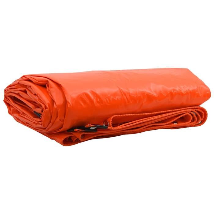 Maison Exclusive - Bâche 650g / m² Orange 4 x 5 m Toile avec revêtement en PVC