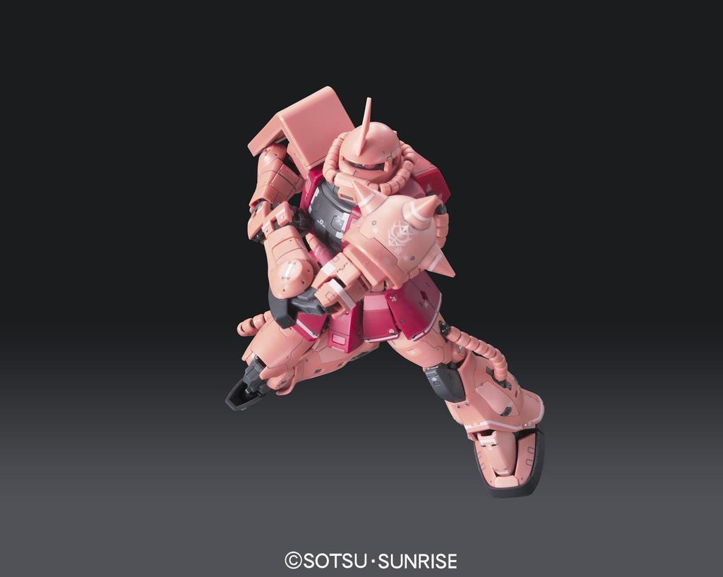 RG Mobile Suit Gundam MS-06S Char's Zaku 1/144 Scale Pre-Colored Plastic Model