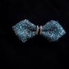 Solid Color Rhinestone Collar Flower British Style Adjustable Gentleman's Bow Tie Bowtie Collar Cravat Men's Suit Accessory