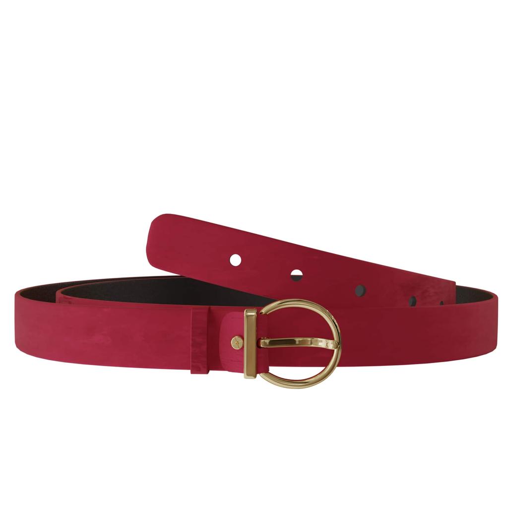 Dámský velurový pásek kůže Maden Polsko 30643