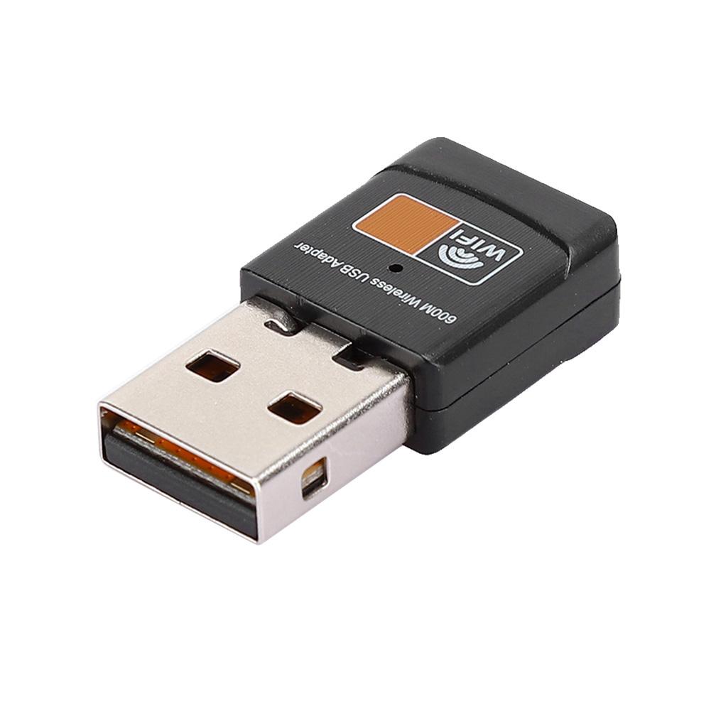 USB WiFi Adapter 2.4G 5G 600Mbps Dual Band Mini Wireless Computer Network Card Receiver
