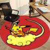 1pc Pikachu Cloud Chair Carpet for Office Non Slip, Machine Washable Rug for Office, Room Holiday Decor for Christmas, Birthday Polyester