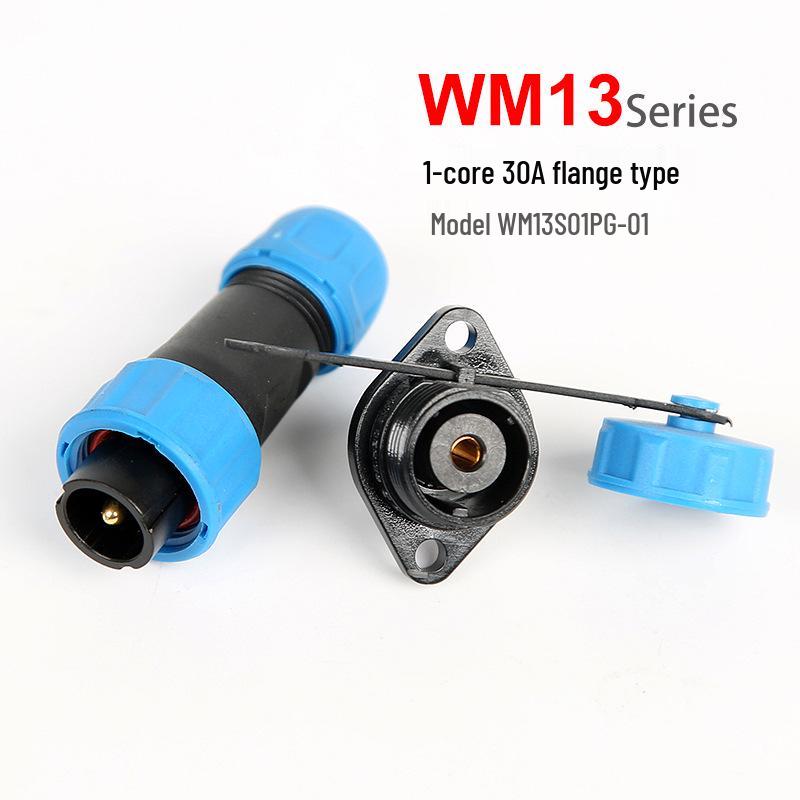 Waterproof 9-Pin Aviation IoT Smart Gateway Lighting Power Connector