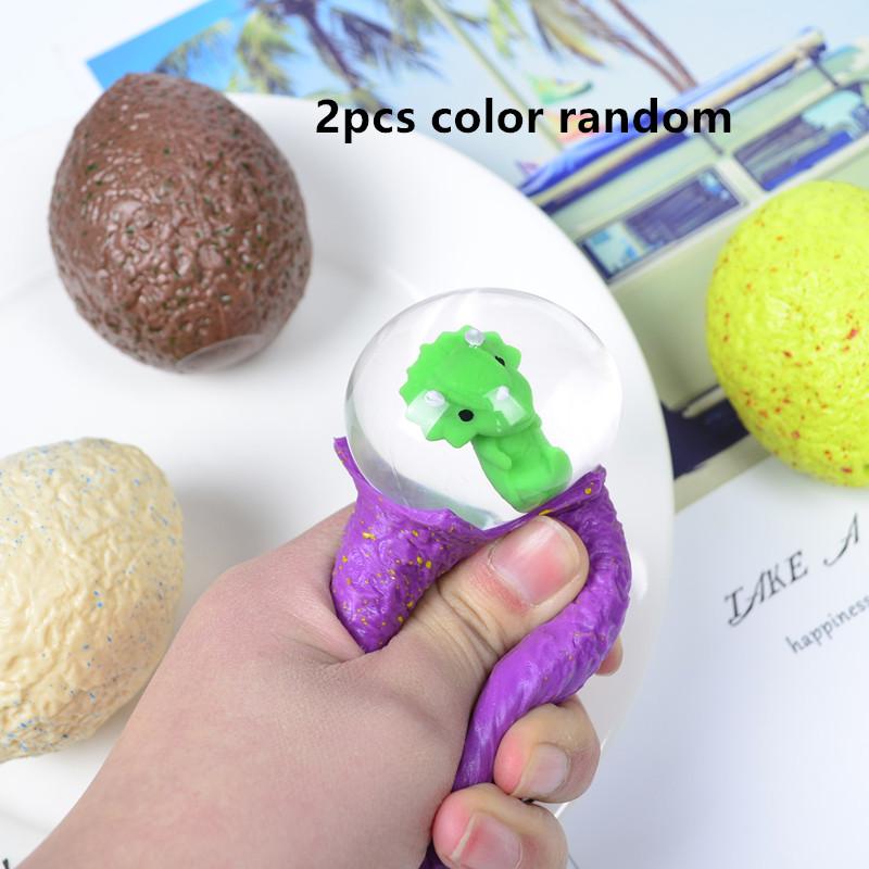Enfants Enfants Squishy Œuf de Dinosaure Simulé Jouet à Presser Doux Soulagement du Stress Montée Lente Sensoriel Fidget pour Anxiété TDAH Autisme Cadeau Cadeaux pour