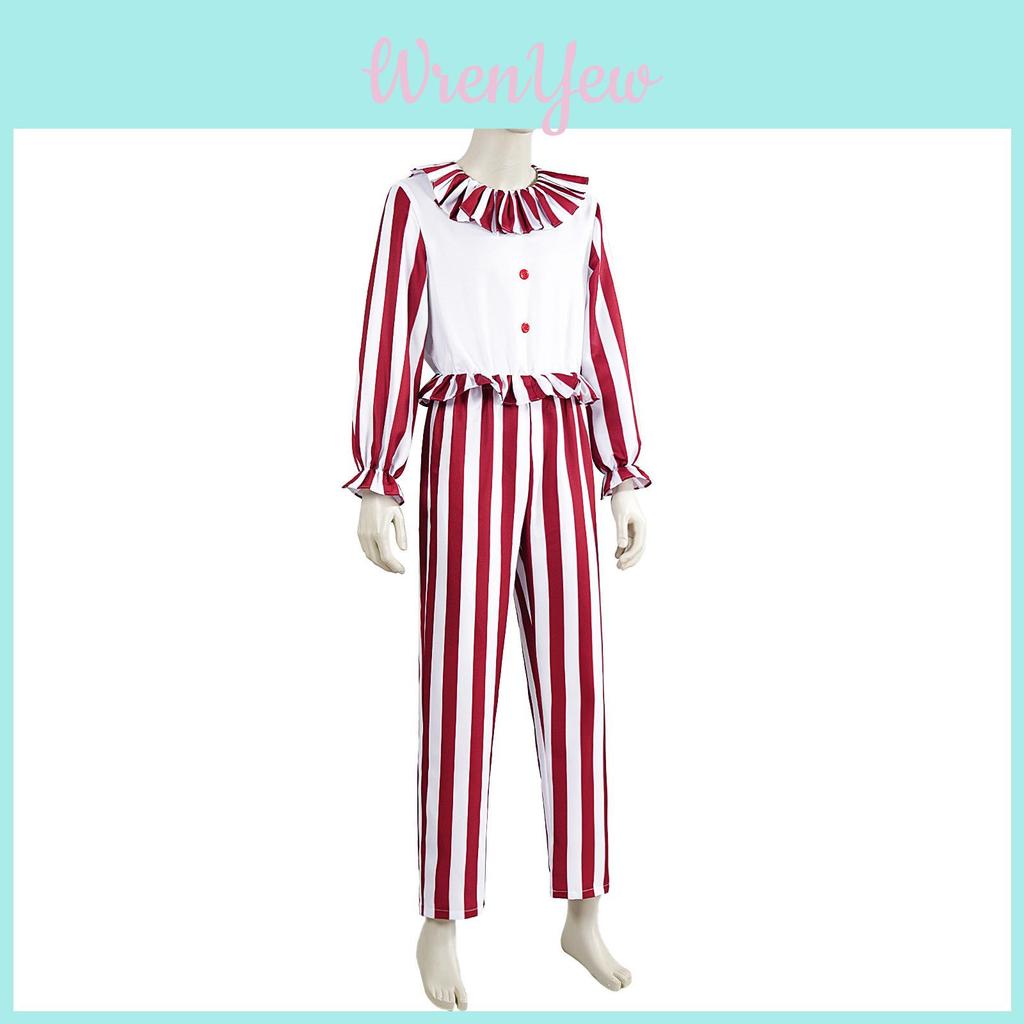 Clown In A Cornfield Cosplay Costume For Halloween Stage Performances With Spandex And Polyester For Halloween