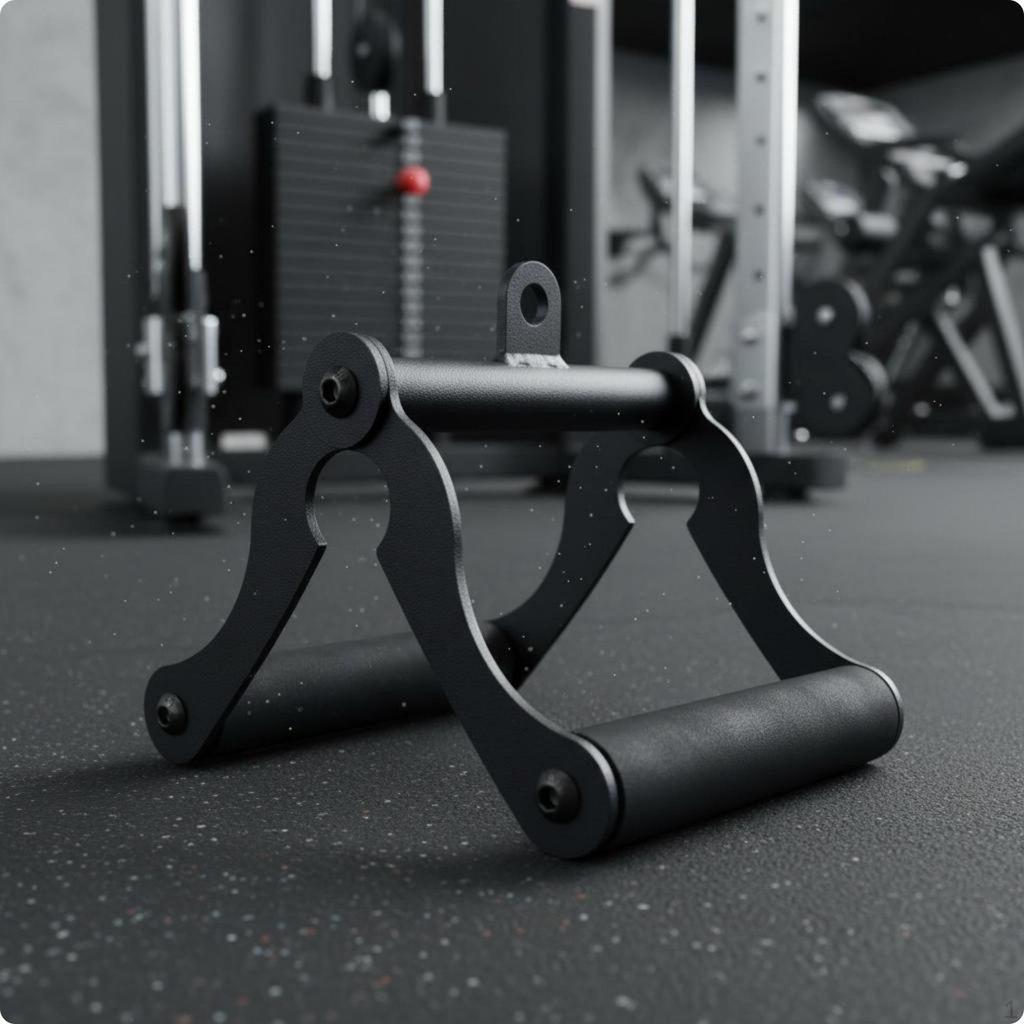 V Handle Degree Swivel Lat Pulldown NonSlip Grip Rotating Pull Bar Without Lifting Ring