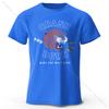 European Elegance Printed 100% Cotton T-Shirt, Soft Fabric Round Neck Short Sleeve Tee for Men & Women