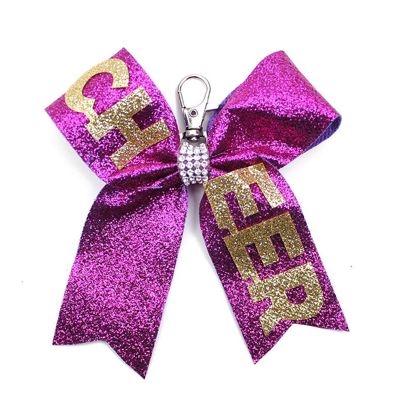 Creative Fashion Cheerleader Keyrings With Glitters Designs Unique Keyrings Exquisite Backpack Decoration Accessories Gifts