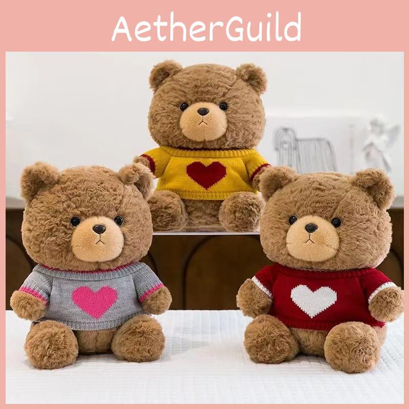 Plush Bear Teddy Toy Cartoon Soft Fill Doll Child Room Decoration Holiday Gift