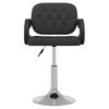 Vidaxl Swivel Dining Chairs, 4 Pcs, Black, Faux Leather