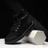 2024 New Men's High Top Knitted Fashion and Trendy Casual Shoes Spring and Autumn Outdoor Breathable Running and Sports Shoes