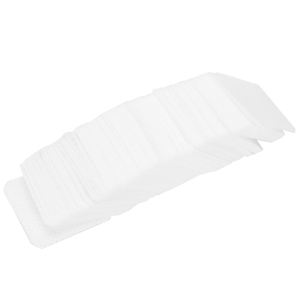 200Pcs Eyelash Extension Glue Wipes NonWoven Nail Polish Removal Wipes Cleaning Pads