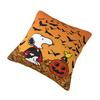 Benutzerdefinierter S-Snoopys Halloween Kürbis Kissenbezug Luxuriöser Kissenbezug Quadratischer Kissenbezug